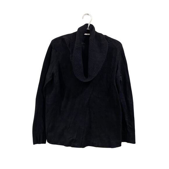 Rachel Zoe Sweaters - Rachel Zoe Black Cowl Neck Sweater Women's Medium Long Sleeve